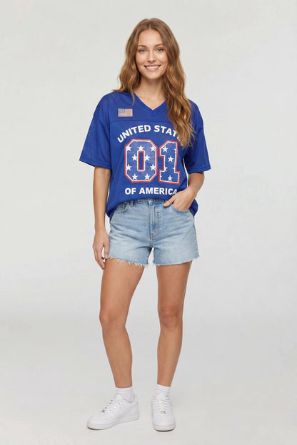 USA Graphic Mesh Jersey