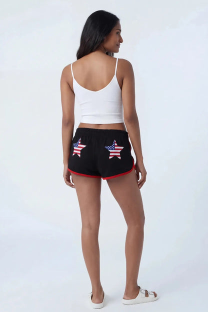 USA Graphic Fleece Dolphin Short