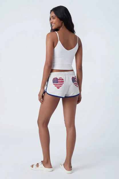 USA Graphic Fleece Dolphin Short
