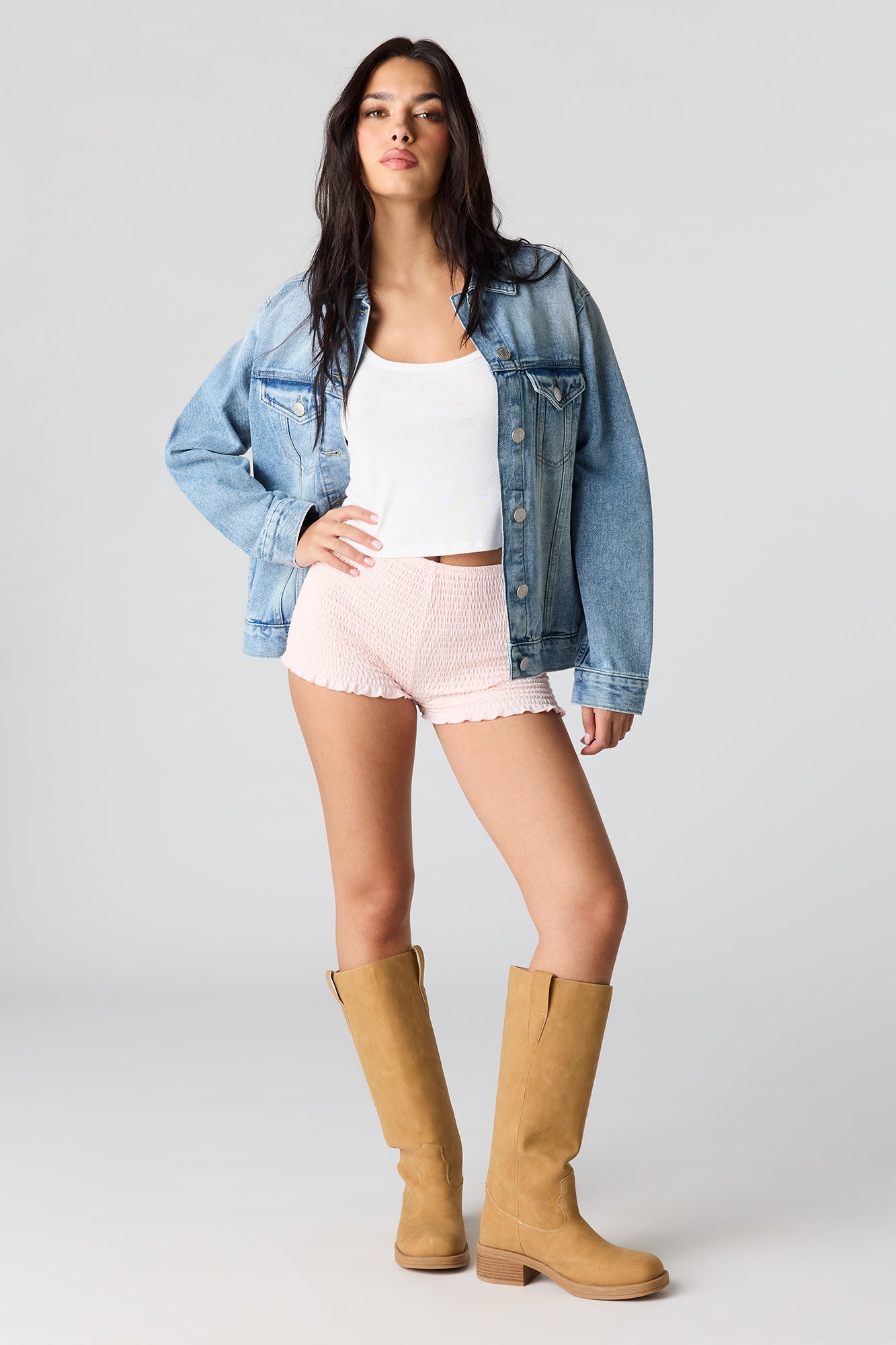 Smocked Micro Short
