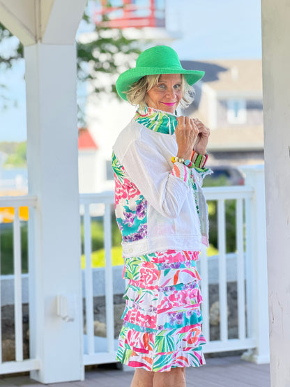 PINK PARADISE GARDEN CHA CHA DRESS