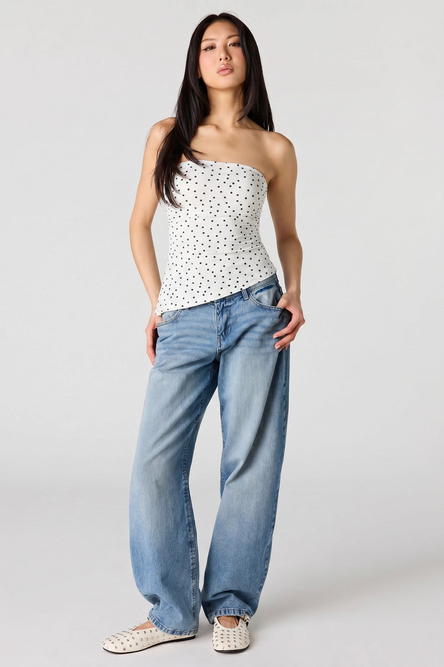 Contour Asymmetrical Tube Top