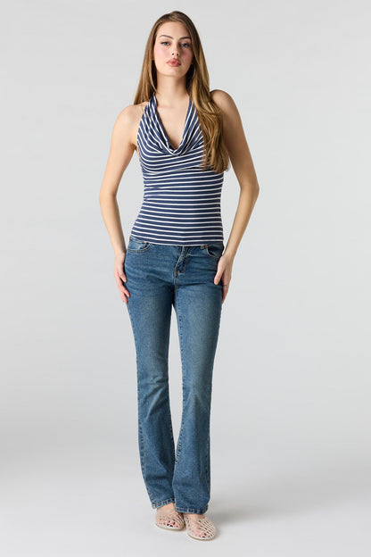 Cowl Neck Halter Top