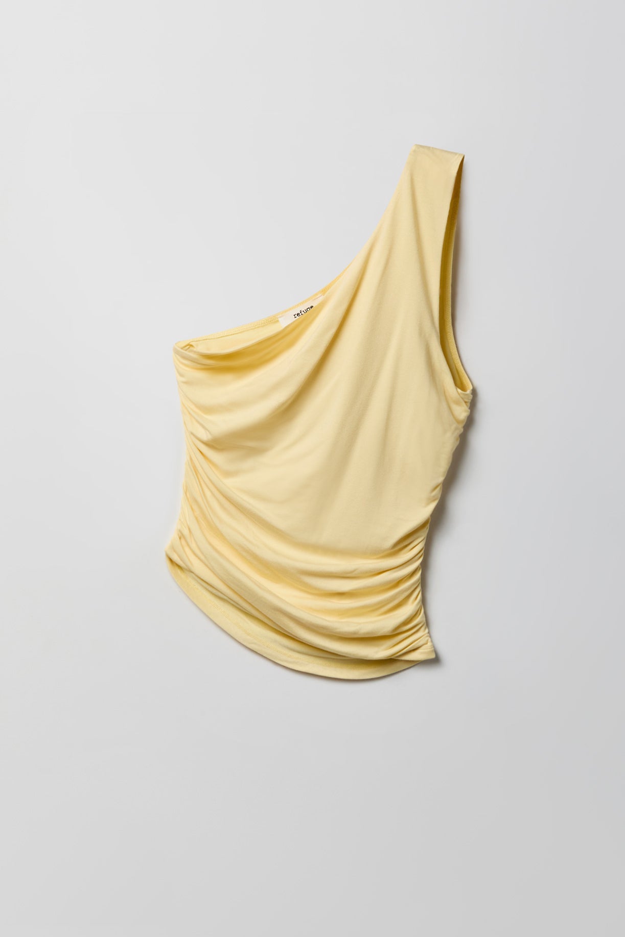 Ruched One Shoulder Top