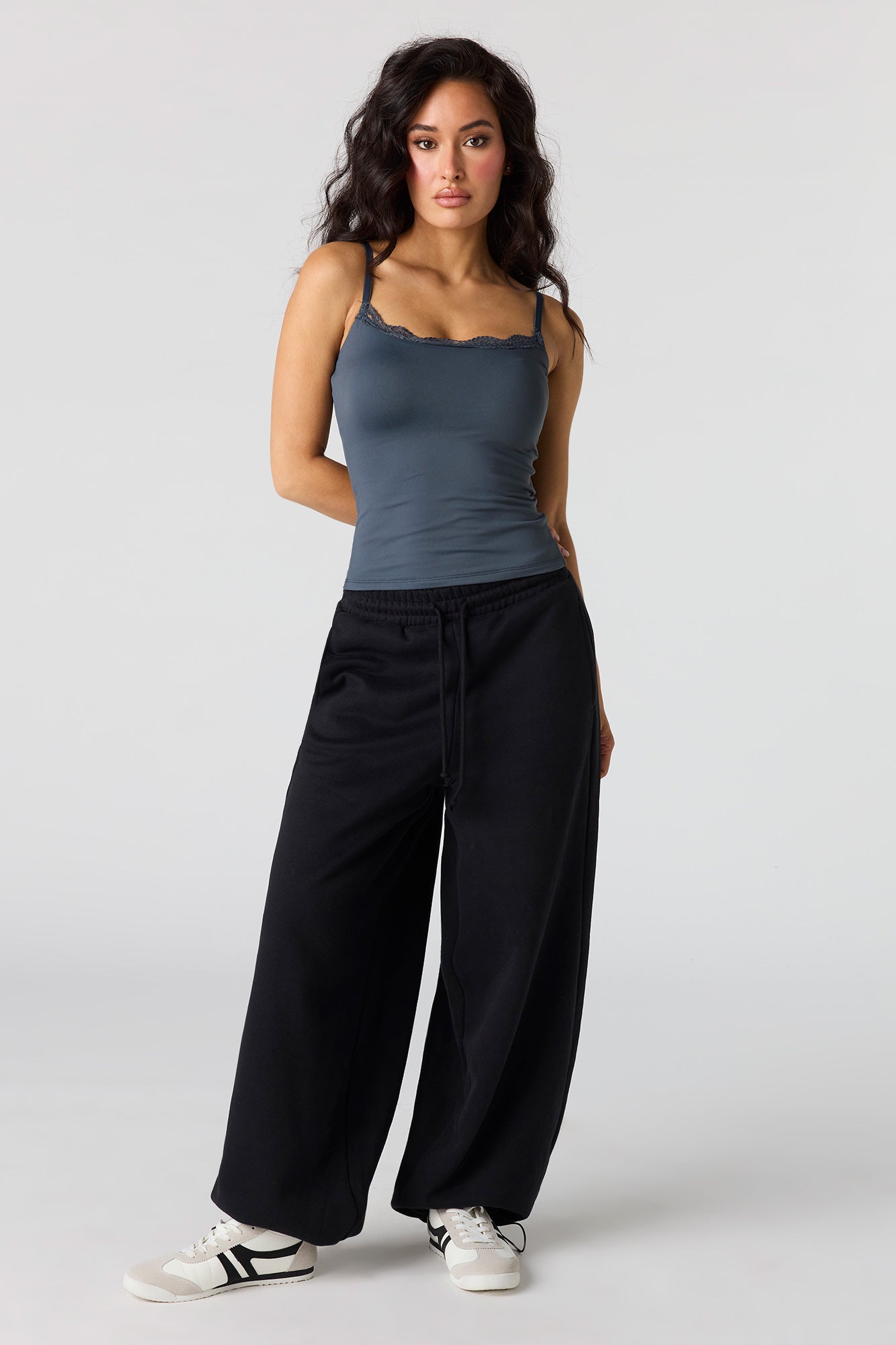 Braless Lace Trim Tank