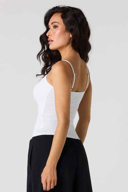 Braless Lace Trim Tank