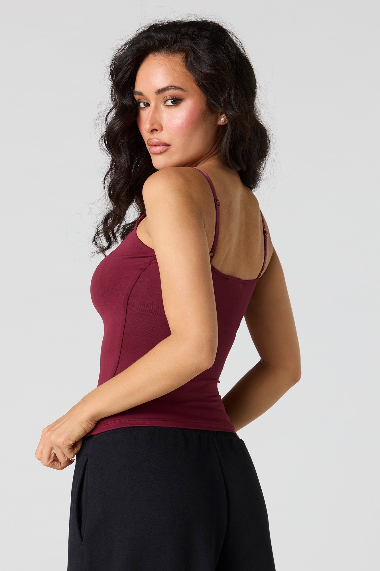 Braless Lace Trim Tank