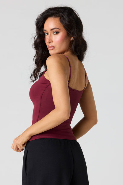 Braless Lace Trim Tank