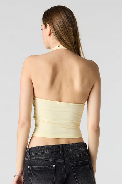 Soft Contour Grommet Halter Top