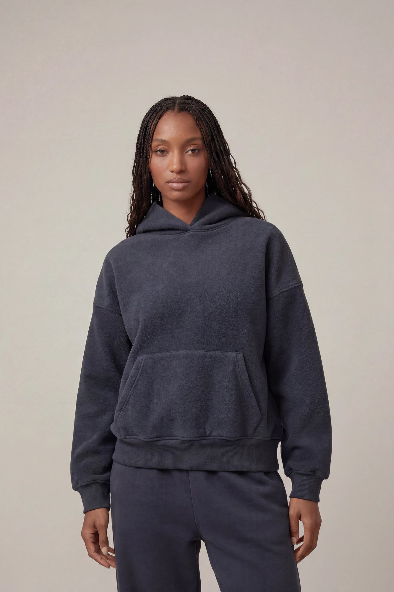 Fleece Boxy Hoodie