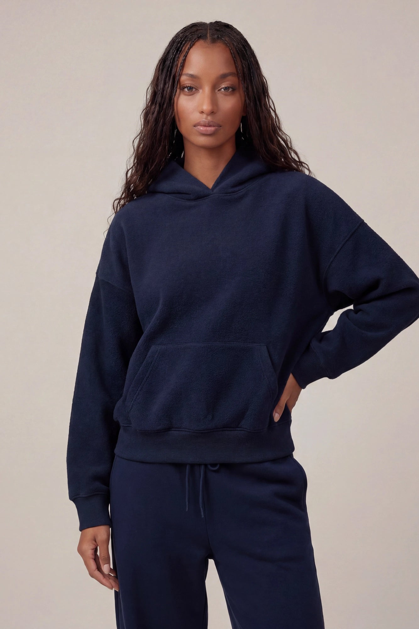 Fleece Boxy Hoodie