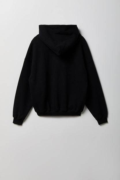 Graphic Fleece Boxy Hoodie