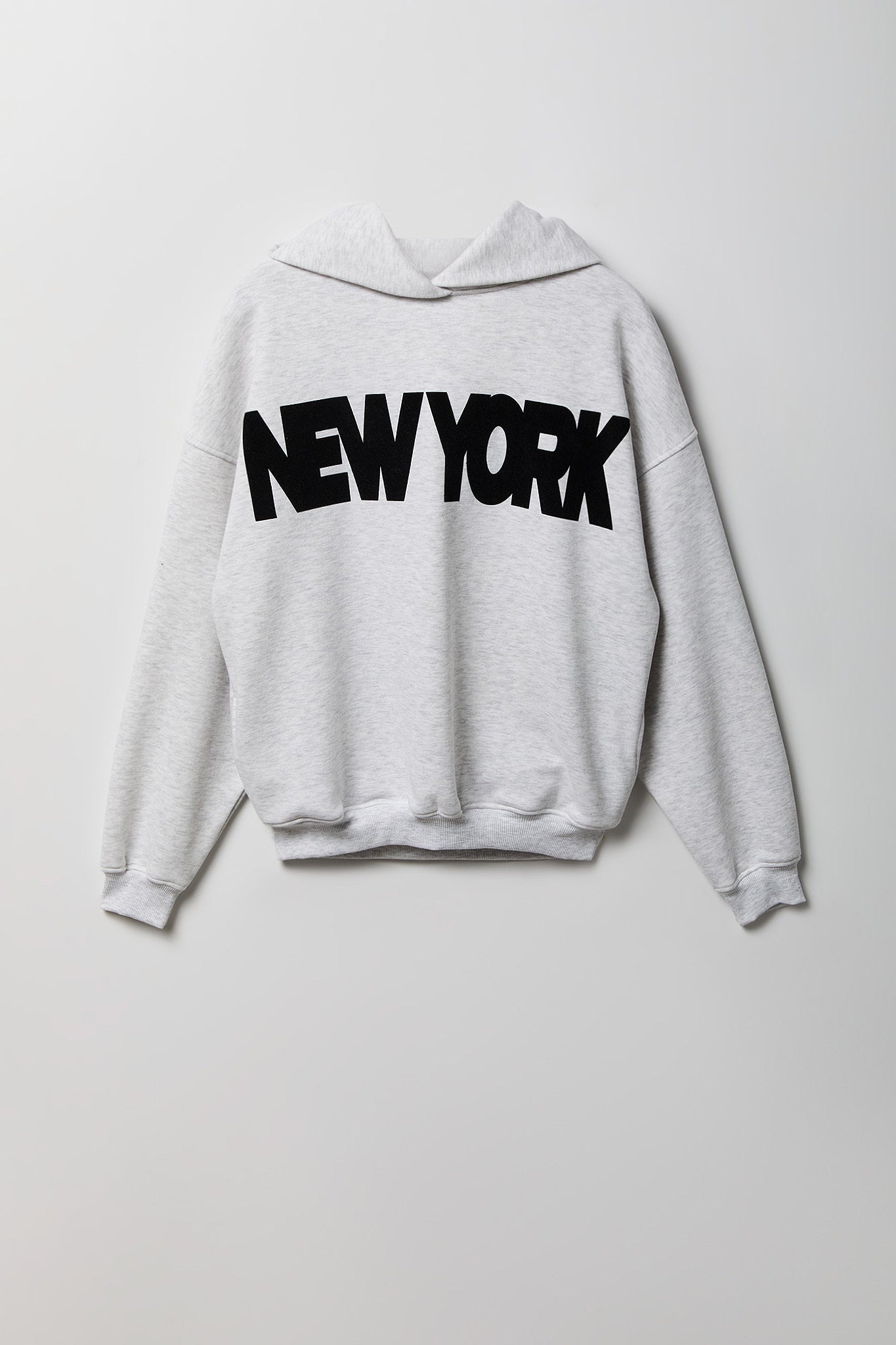 Graphic Fleece Boxy Hoodie