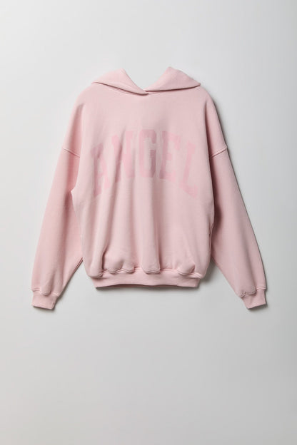 Graphic Fleece Boxy Hoodie