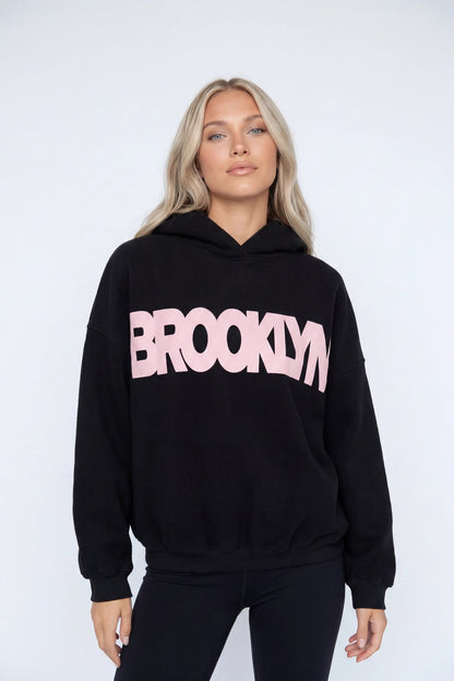 Graphic Fleece Boxy Hoodie