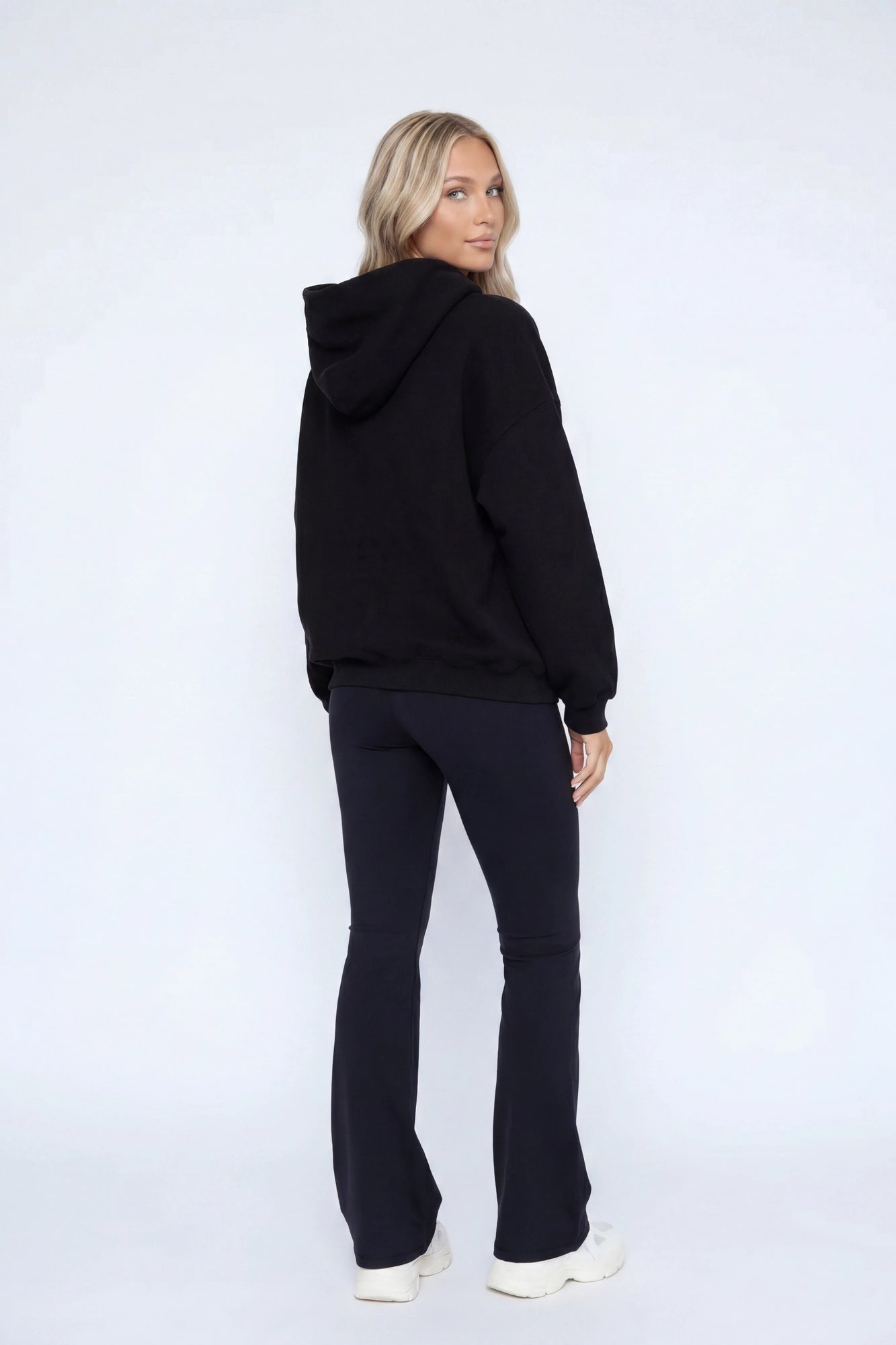 Graphic Fleece Boxy Hoodie