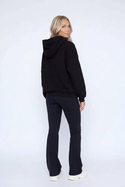Graphic Fleece Boxy Hoodie