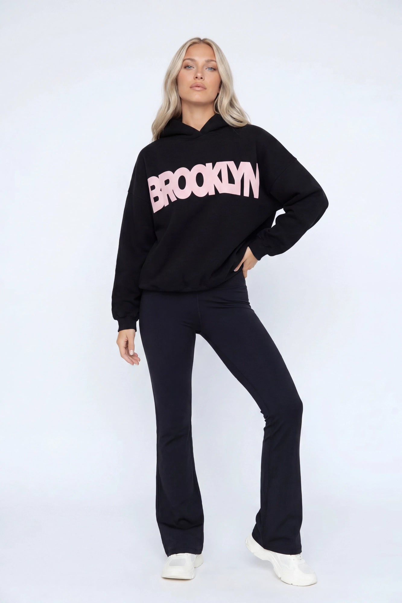 Graphic Fleece Boxy Hoodie
