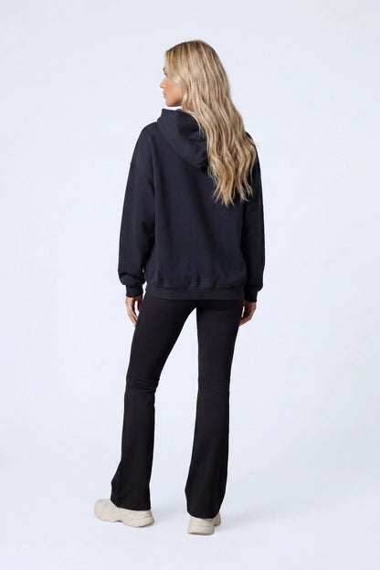Graphic Fleece Boxy Hoodie