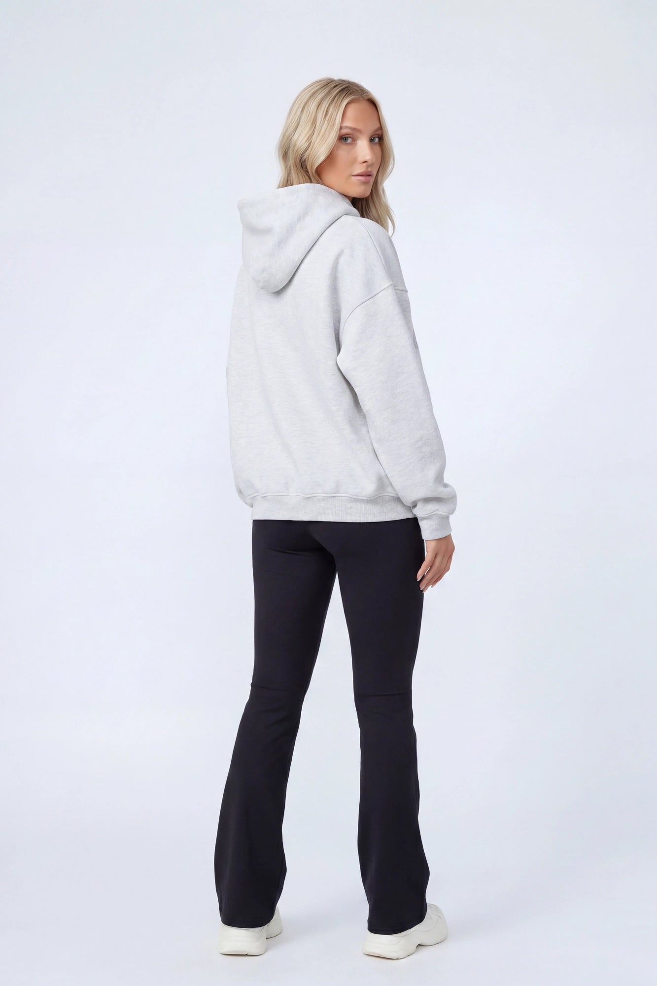 Graphic Fleece Boxy Hoodie