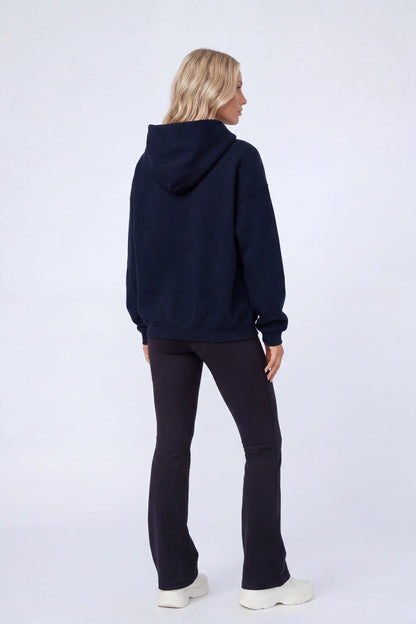Graphic Fleece Boxy Hoodie