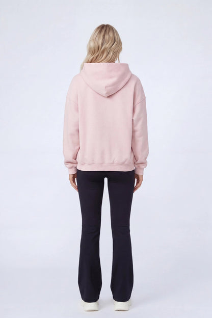 Graphic Fleece Boxy Hoodie