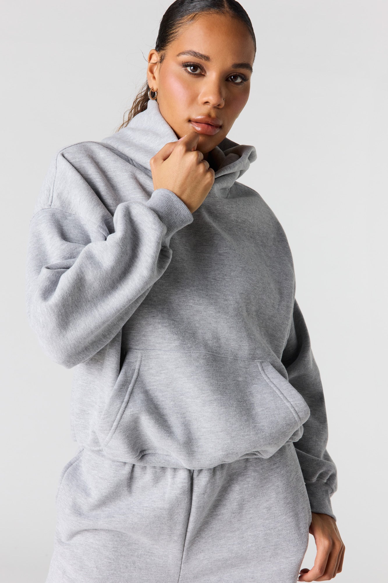 Luxe Fleece Boxy Hoodie