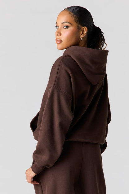 Luxe Fleece Boxy Hoodie