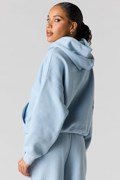Luxe Fleece Boxy Hoodie
