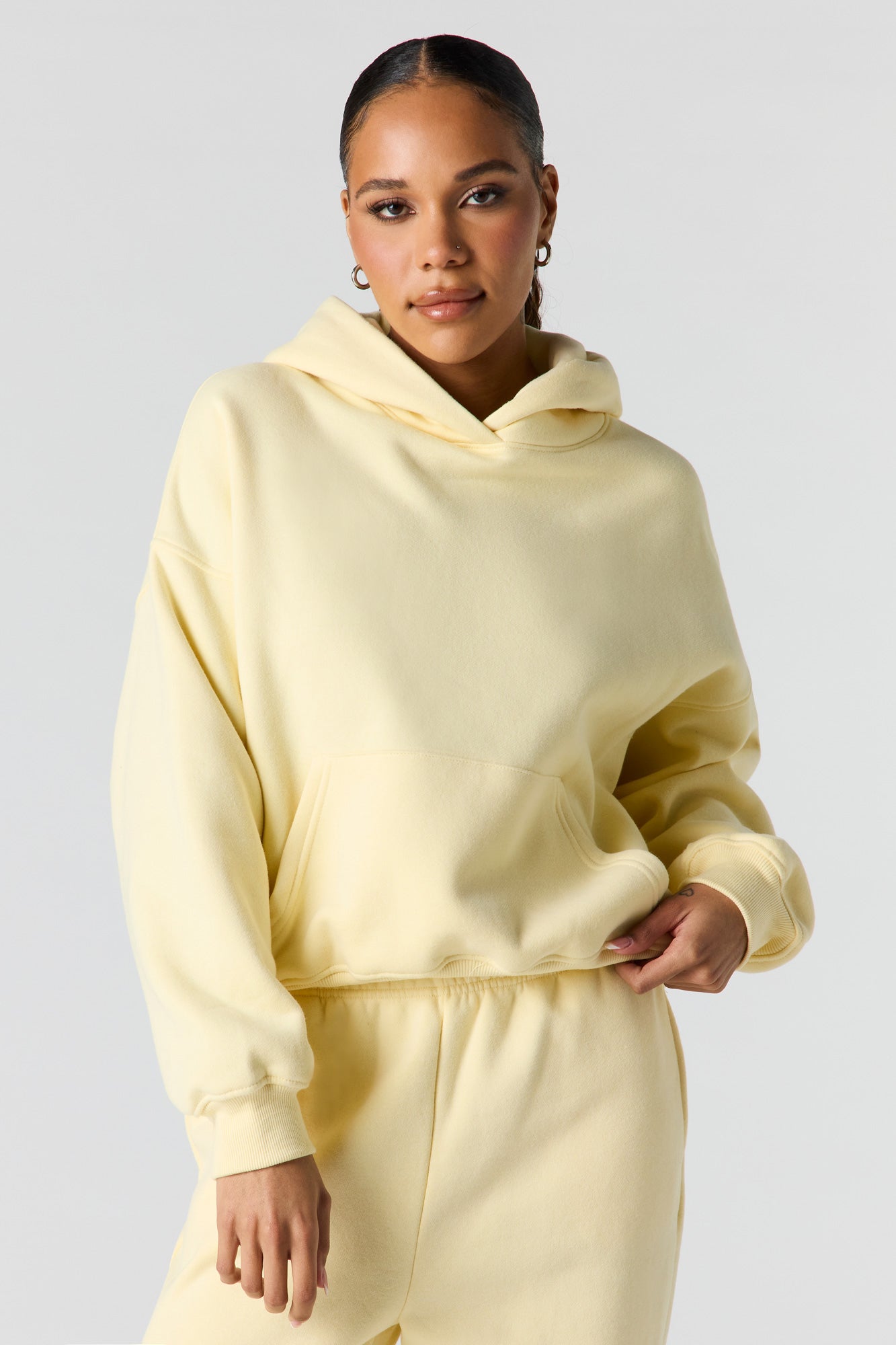Luxe Fleece Boxy Hoodie