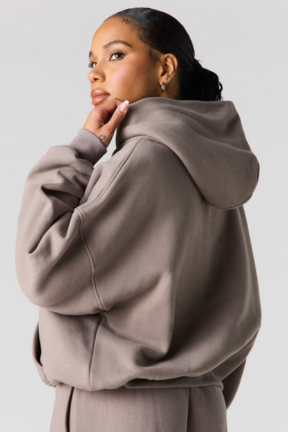 Luxe Fleece Boxy Hoodie