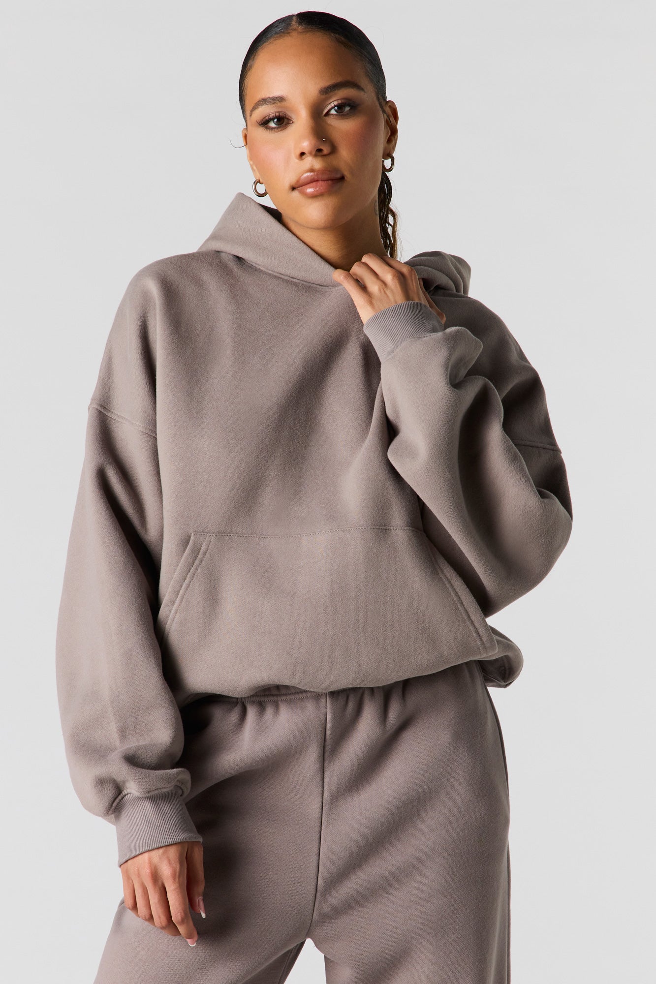 Luxe Fleece Boxy Hoodie