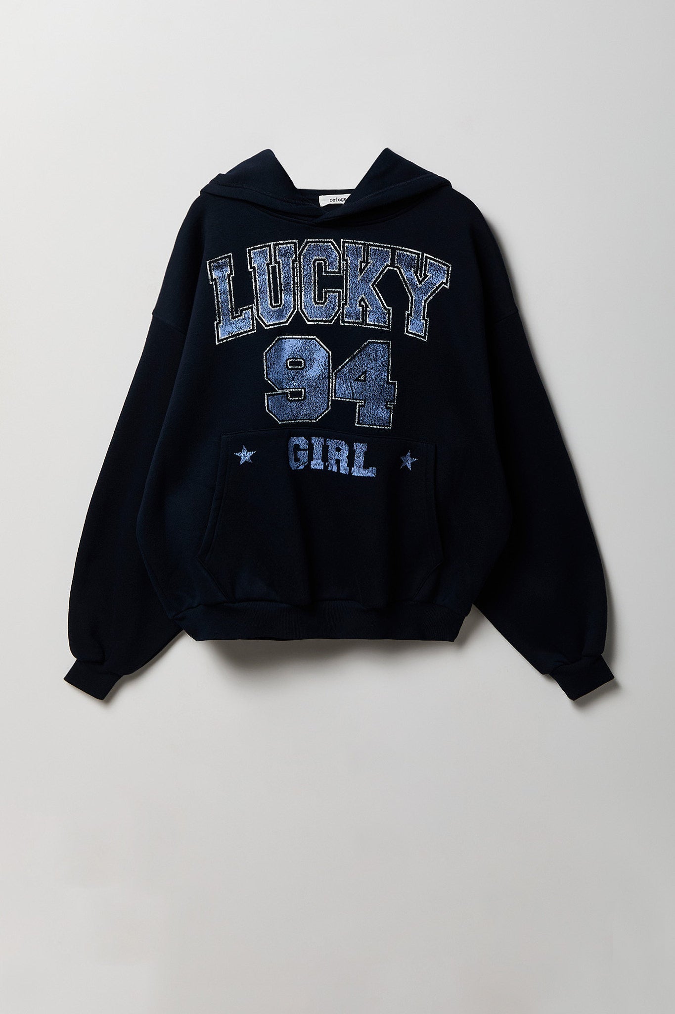 Fleece Graphic Boxy Hoodie