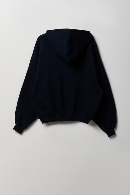 Fleece Graphic Boxy Hoodie