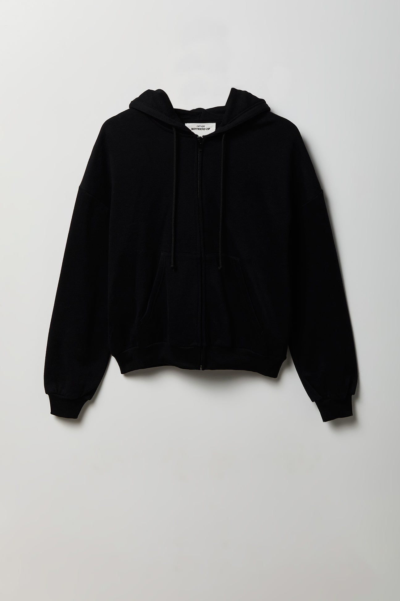Fleece Boxy Zip Hoodie