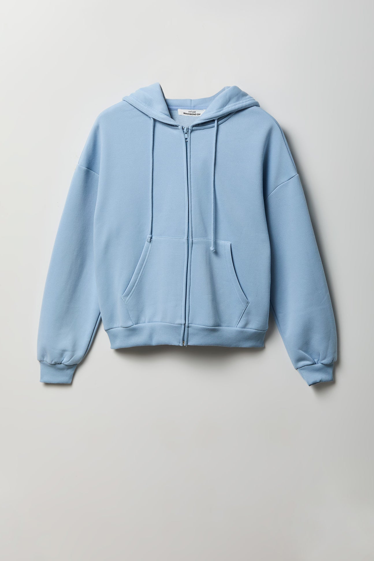 Fleece Boxy Zip Hoodie