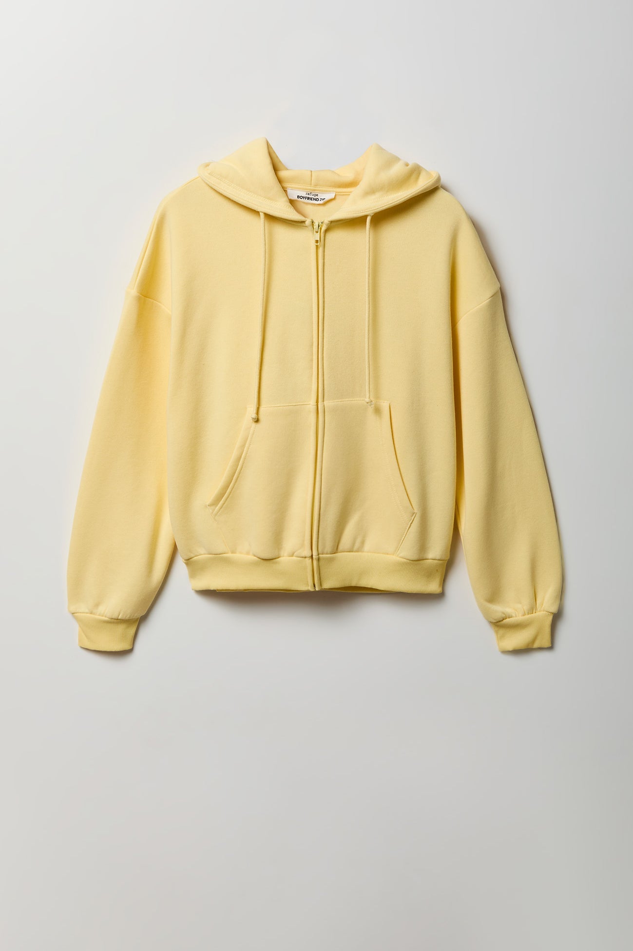 Fleece Boxy Zip Hoodie