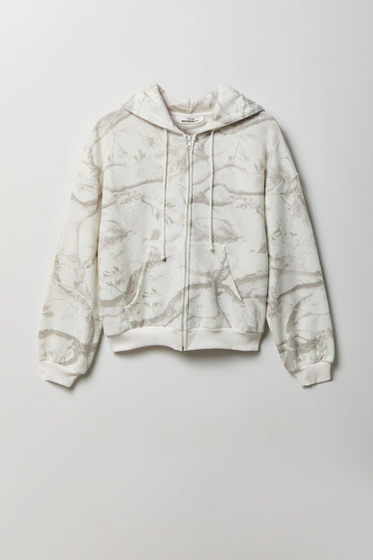 Fleece Boxy Zip Hoodie