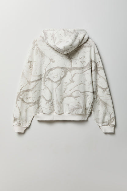 Fleece Boxy Zip Hoodie