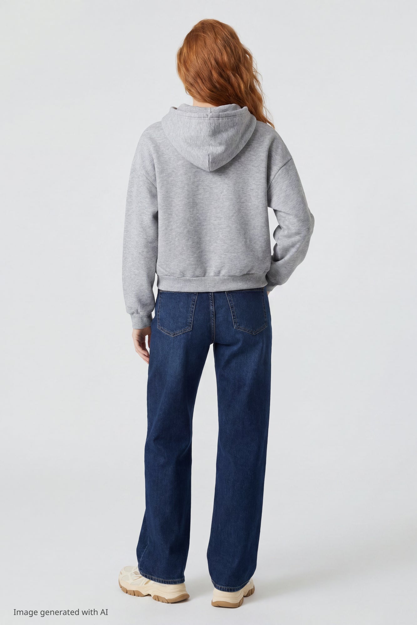Fleece Boxy Zip Hoodie