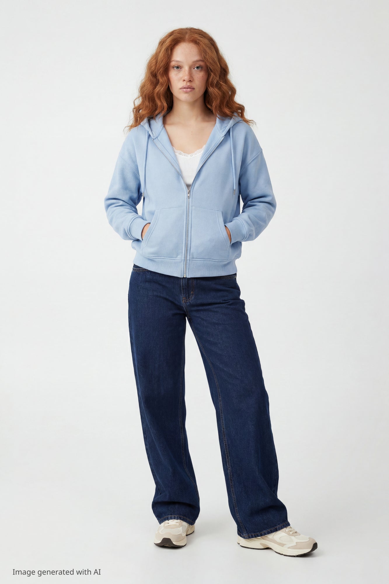 Fleece Boxy Zip Hoodie