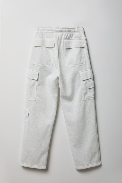 Fleece Low Rise Cargo Sweatpant