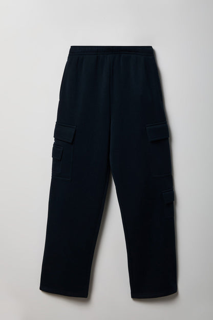 Fleece Low Rise Cargo Sweatpant