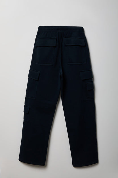 Fleece Low Rise Cargo Sweatpant