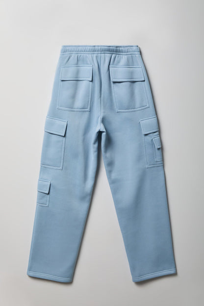 Fleece Low Rise Cargo Sweatpant