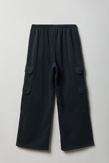 Fleece Ultra Wide Cargo Sweatpant