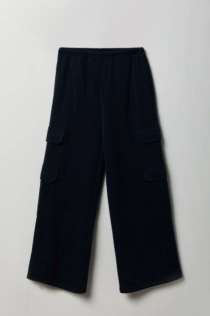Fleece Ultra Wide Cargo Sweatpant