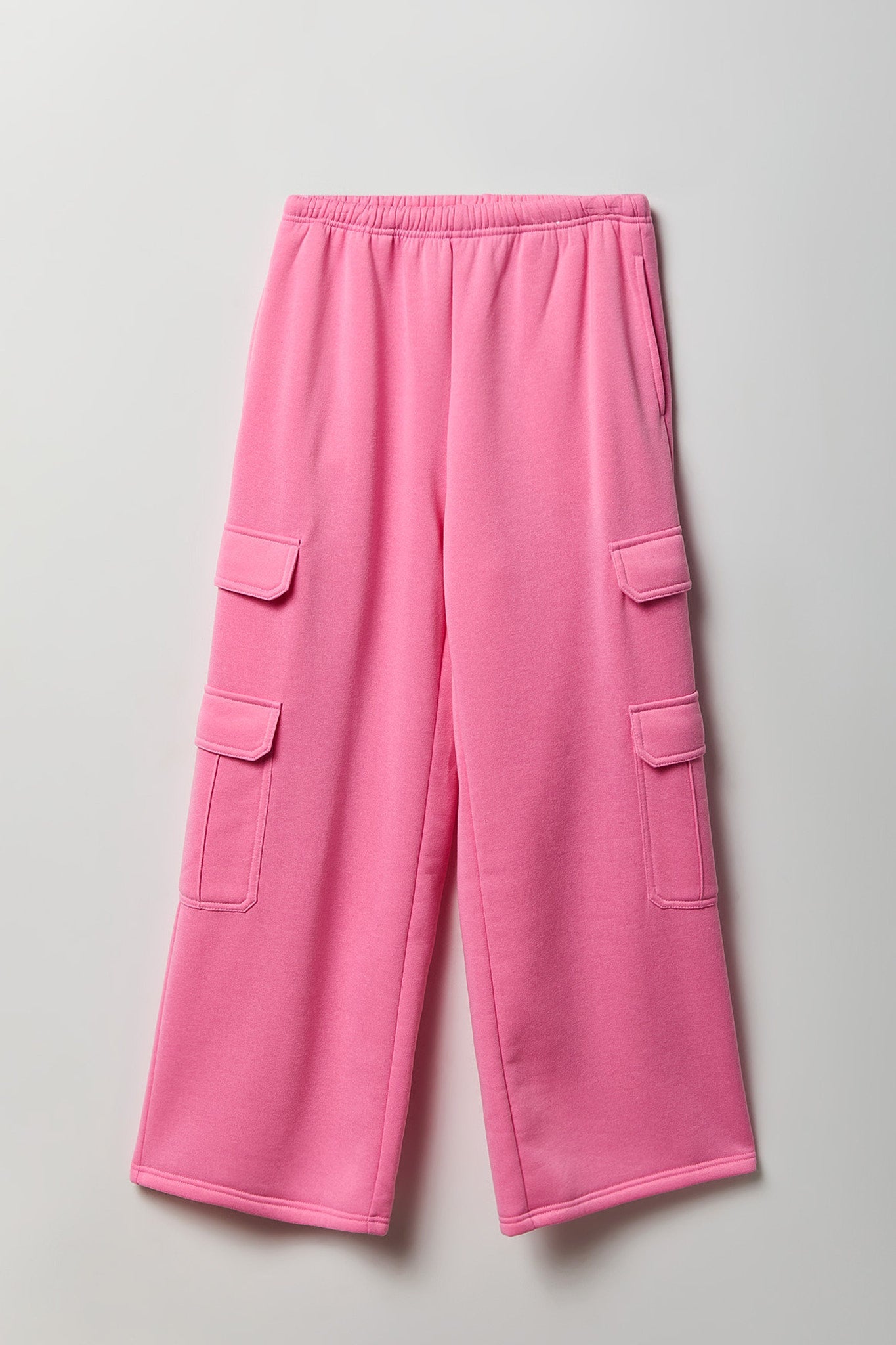 Fleece Ultra Wide Cargo Sweatpant