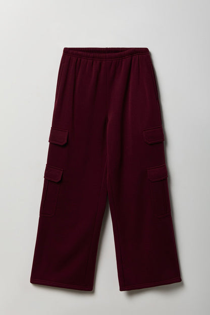 Fleece Ultra Wide Cargo Sweatpant