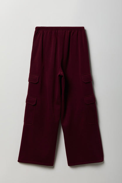 Fleece Ultra Wide Cargo Sweatpant
